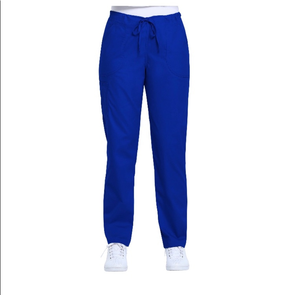 NEW Blue ScrubStar Size 3XL Scrub Pants front and side pockets (no back pockets)